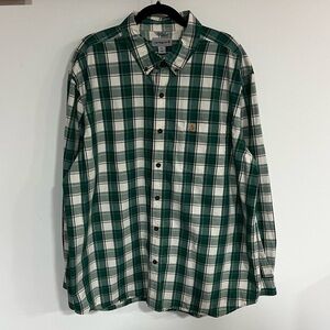 Carhartt Relaxed Fit Essential Plaid Long Sleeve Shirt